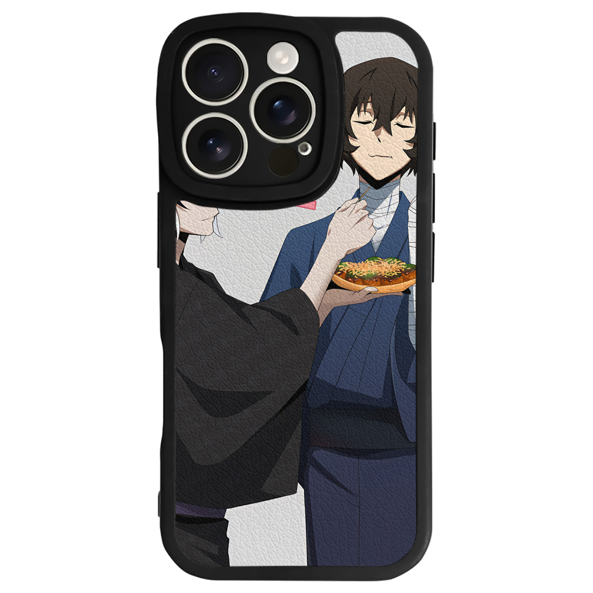 （画像用） 文豪ストレイドッグス Bungo Stray Dogs 【iPhone 16シリーズ対応】シリコンスマホケース（レザー調） 材質：シリコン